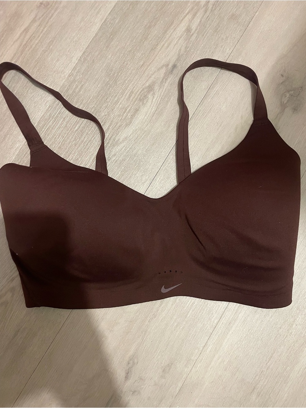 Nike Brown Alate Minimalist Sports Bra